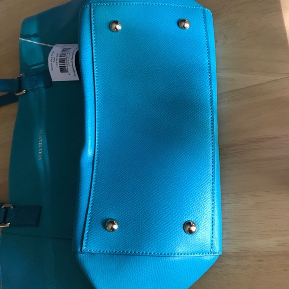 NWT VERA BRADLEY SMALL ELLA TOTE IN TURQUOISE - Picture 6 of 8
